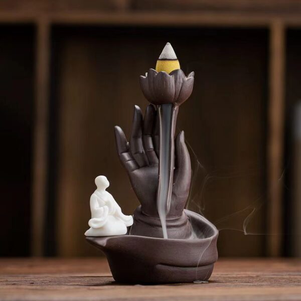 Purple sand Lotus Aromatherapy incense burner - a symbol of stable mood and prosperous financial career - Image 5