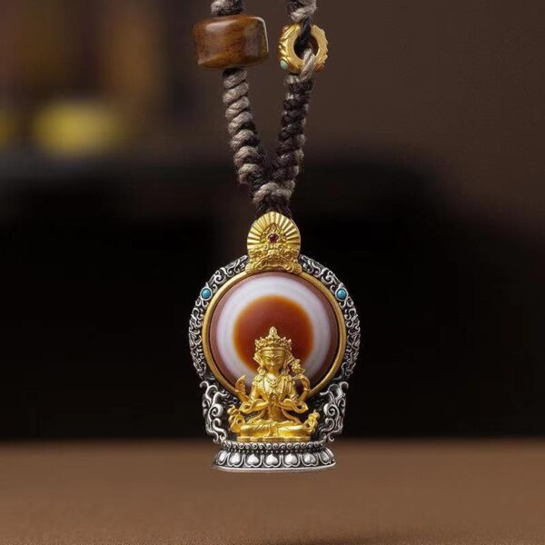 Heavenly Beads Medicine Man pendant necklace -- Help the body healthy, no disease and no disaster - Image 4