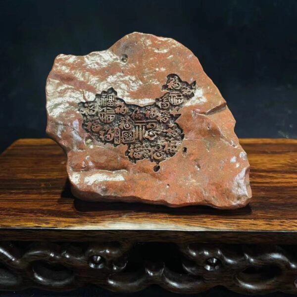 Natural Taishan Energy Stone - The protection of uplifting positive energy and balancing mood - Image 2