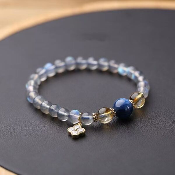 Natural moonstone bracelet bracelet - Love guardian stone, Wang love and marriage happiness