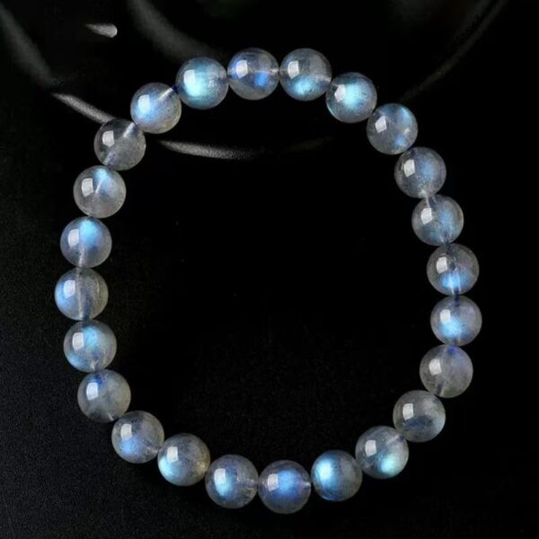 Natural grey Moonstone Bracelet - Purifying soul and health guardian - Image 3