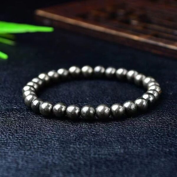 Natural hematite bracelet - an energy tool to balance energy and ward off evil spirits - Image 4