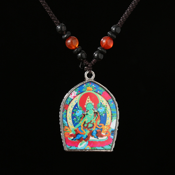 Buddha painting Heart Amulet Pendant - guardian of prosperous career, studies and health - Image 7