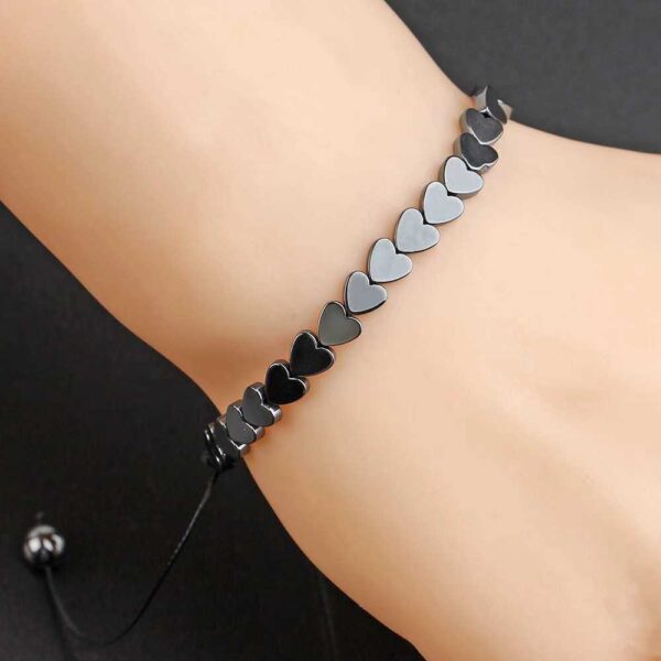 Natural hematite bracelet - a guardian for balancing energy, warding off evil spirits and good fortune - Image 6