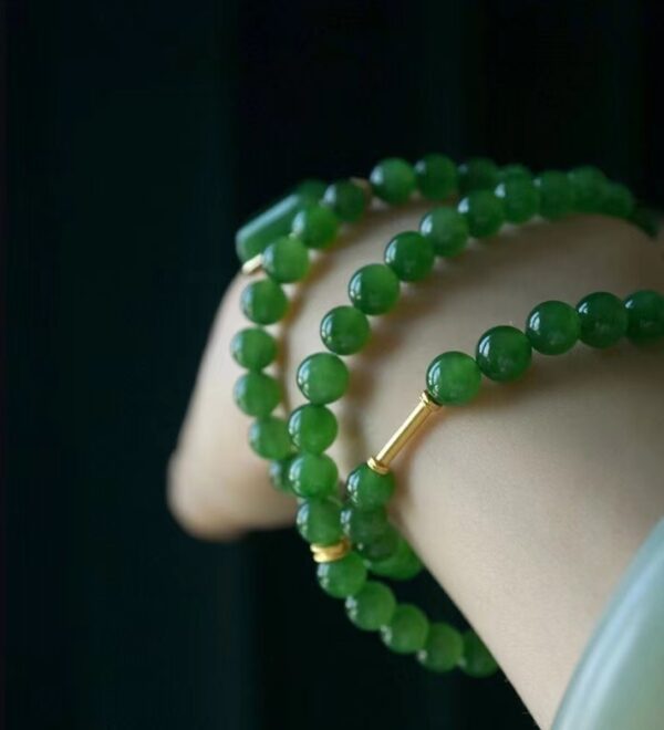 Jade multi-loop bracelet - the source of energy for purifying the mind and stabilizing emotions - Image 4