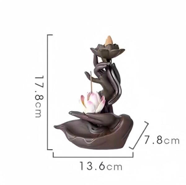 Purple sand Lotus Aromatherapy incense burner - a symbol of stable mood and prosperous financial career - Image 6