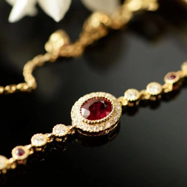 Natural ruby Bracelet Bracelet - a happy guardian that boosts energy and confidence - Image 3